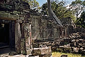 Preah Khan temple - east gopura of the third enclosure, seen from the inner courtyard.